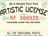 Artistic License at the Kenspeckle Letterpress