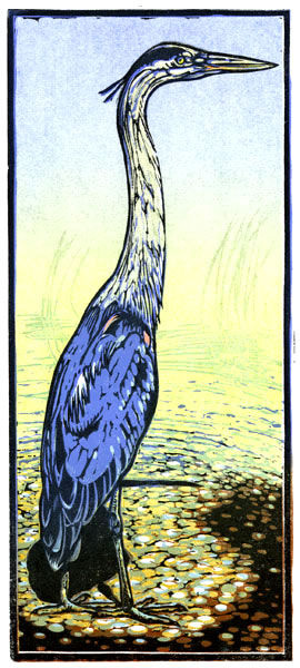 Rick Allen: Great Tall Blue Heron