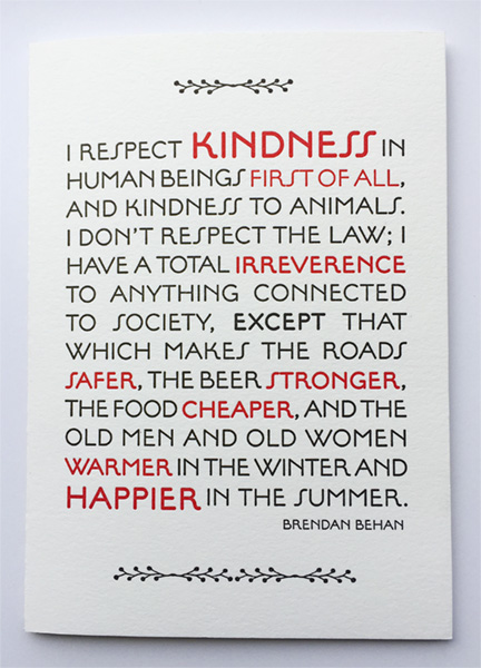 Rick Allen: Kindness First Of All